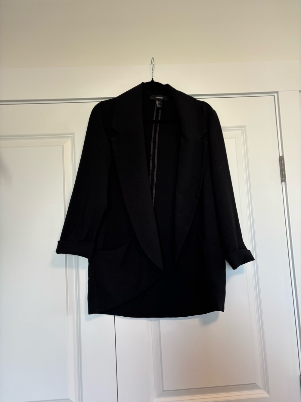 Forever 21 Black Oversized Women's Blazer